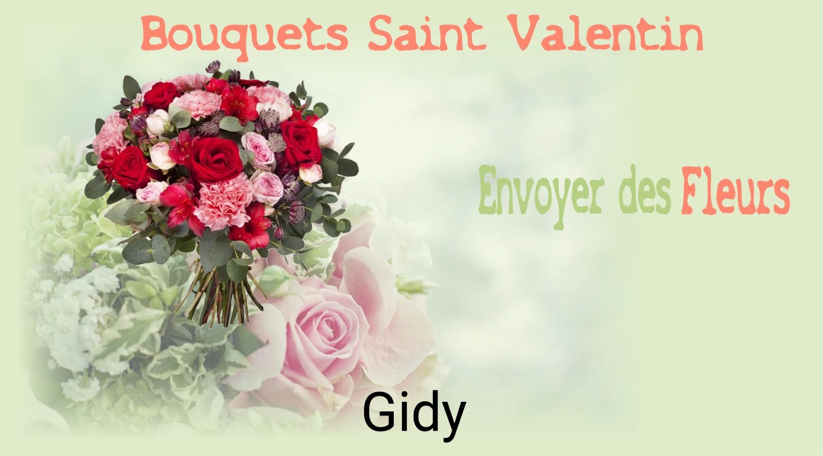 Roses de Saint-Valentin livrées à Gidy
